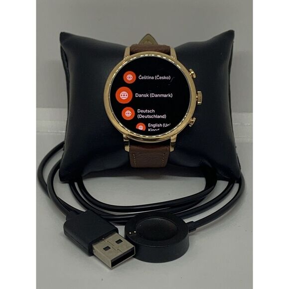 Fossil Gen 4 Authentic Digital Dial Smart Watch Custom Band FTW6031 QT312 - Picture 1 of 12